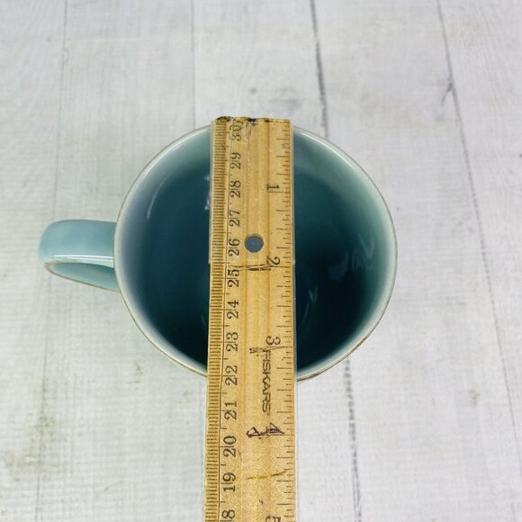 Thomson Pottery CAPE COD Embossed Seashells Stoneware 10.5oz 4"T Cups Mugs Set 2 - Picture 10 of 15